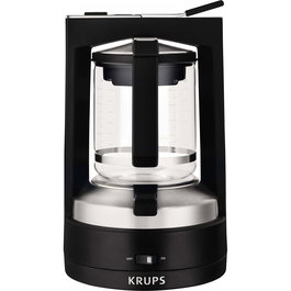 Krups KM4682 Cafetera de Filtro 1L, 850W, Blanca, con Apagado Automático y Filtro de Agua, Color Blanco