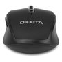 DICOTA Travel Bluetooth Mouse D31980, Ambidextro, 1600 DPI, Negro