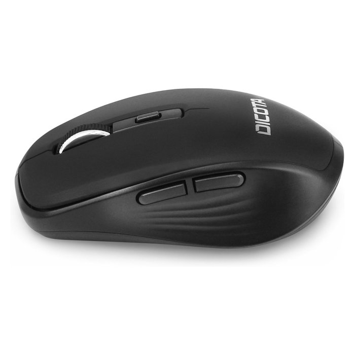 DICOTA Travel Bluetooth Mouse D31980, Ambidextro, 1600 DPI, Negro DICOTA Travel Bluetooth Mouse D31980, Ambidextro, 1600 DPI, Negro