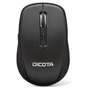 DICOTA Travel Bluetooth Mouse D31980, Ambidextro, 1600 DPI, Negro