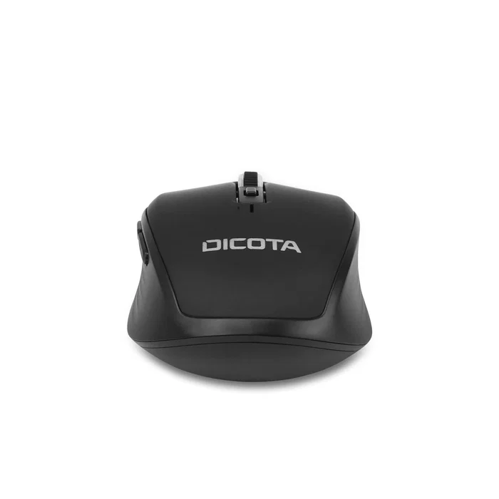 Dicota D31980 Ratón Inalámbrico Bluetooth para Viajes, Ambidiestro, 1600 DPI, 5 Botones, Negro
