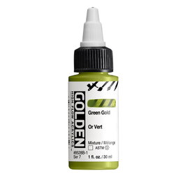 Golden High Flow Colores Acrílicos Verde Oro 30 ml