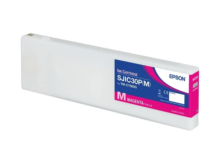 Epson SJIC30P(M) Cartucho de Tinta Magenta para ColorWorks C7500G Epson SJIC30P(M) Cartucho de Tinta Magenta para ColorWorks C7500G