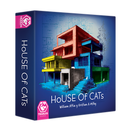 Tranjis Games - House of Cats - Juego de Mesa Roll & Write - 1 a 6 Jugadores - 15 Minutos - 4 Niveles Dificultad