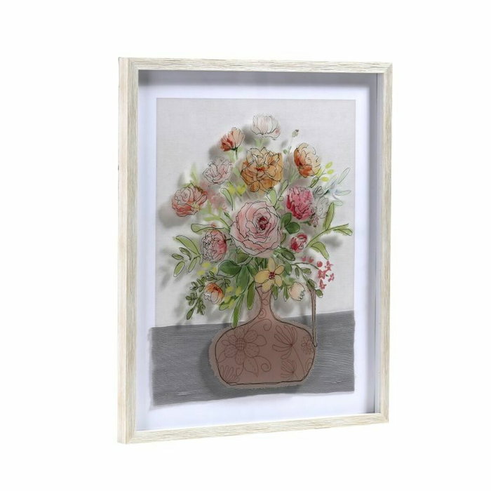 DKD Home Decor Cuadro PS Cristal 53x2,5x63 Florero Surtido de 2 unidades DKD Home Decor Cuadro PS Cristal 53x2,5x63 Florero Surtido de 2 unidades