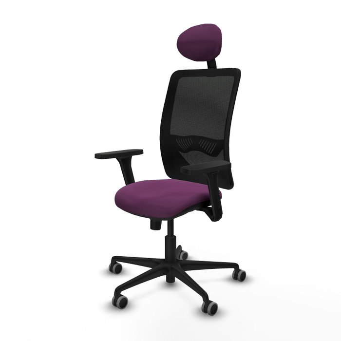 PIQUERAS Y CRESPO Silla de Oficina Zulema con Mecanismo Sincro, Morado y Negro PIQUERAS Y CRESPO Silla de Oficina Zulema con Mecanismo Sincro, Morado y Negro