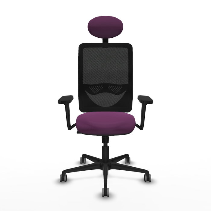 PIQUERAS Y CRESPO Silla de Oficina Zulema con Mecanismo Sincro, Morado y Negro PIQUERAS Y CRESPO Silla de Oficina Zulema con Mecanismo Sincro, Morado y Negro