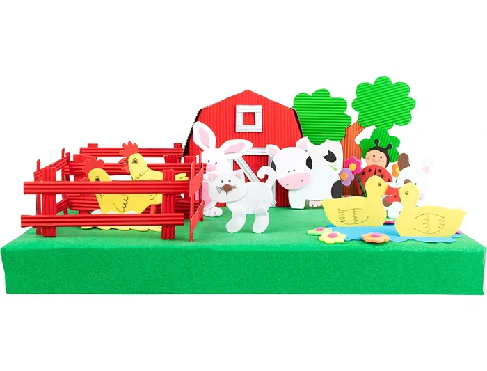 Liderpapel Goma Eva Ondulada 50x70cm Rosa 2,2mm de Espesor para Manualidades