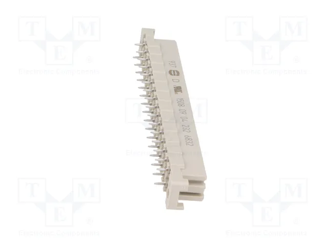HARTING Conector DIN 41612 hembra 32 pines THT recto HARTING Conector DIN 41612 hembra 32 pines THT recto
