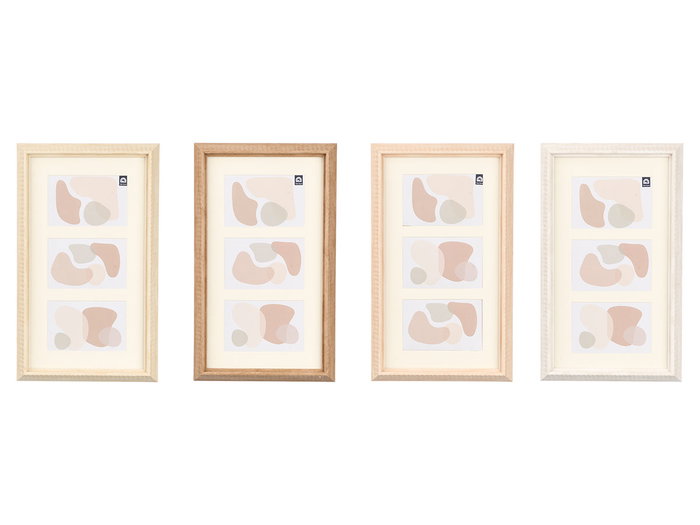 Giftdecor Marco Canto 3 Fotos Vertical Surtidos 25 x 42 x 3 cm (Set de 12)