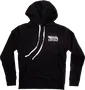 Ernie Ball Sudadera con Capucha Eagle Fleece Negra Talla M para Guitarrista