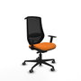 PIQUERAS Y CRESPO Silla de oficina Mardos Naranja y Negro