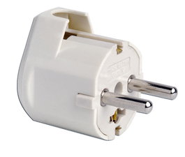 Simon Clavija Schuko 2p+t 16A 250V~ Salida Lateral Blanca