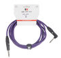 Cable Ek Audio para Guitarra Jack Recto-Acodado 3M Violeta