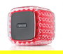 Forever Altavoz Bluetooth BumpAir BS-700, Impermeable IPX6, 5W, Batería 5h, TWS, RGB, MicroSD/AUX, Color Rojo