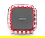 Forever Altavoz Bluetooth BumpAir BS-700, Impermeable IPX6, 5W, Batería 5h, TWS, RGB, MicroSD/AUX, Color Rojo