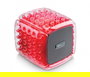 Forever Altavoz Bluetooth BumpAir BS-700, Impermeable IPX6, 5W, Batería 5h, TWS, RGB, MicroSD/AUX, Color Rojo