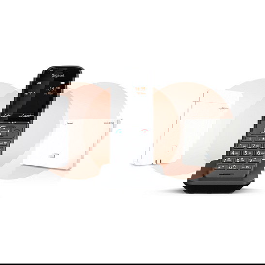 Gigaset S700H Pro Teléfono DECT Inalámbrico con Altavoz, Identificador de Llamadas y Pantalla TFT a Color, Antracita