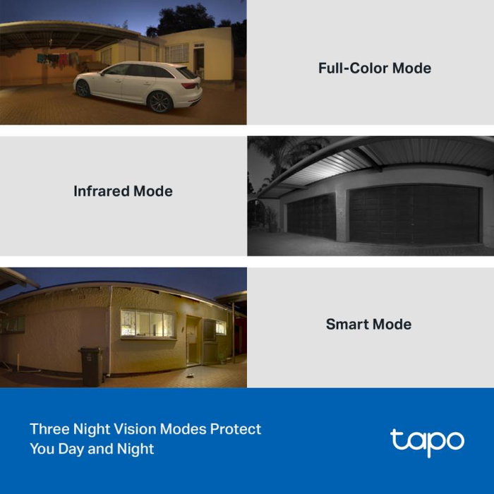 TP-Link Tapo C510W V2 Cámara Vigilancia IP Exterior 3MP 2K WiFi Giratoria Inclina Pack 2 Unidades
