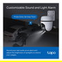 Camara exterior ip wifi tp-link tapo c510w ip65 con rotacion 360º 2k 2304x1296 deteccion multiple alarma