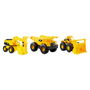 Funrise Caterpillar Pack 3 Vehículos Construcción 83360 Camión Volquete, Pala Cargadora, Excavadora
