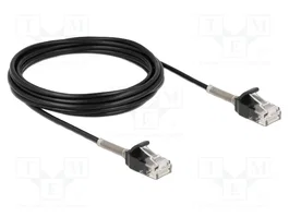 DeLOCK Cable Ethernet Cat.6A RJ45 Macho a RJ45 Macho 5 m Negro