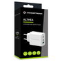 Conceptronic ALTHEA12W Cargador GaN 65W 3 Puertos Blanco