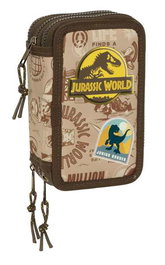 Plumier Triple Jurassic World Arena 12,5 x 19,5 x 5,5 cm 37 Piezas