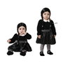 Disfraz Fantasma Bebé Niña Negro con Vestido y Cintas de Encaje 6-12 Meses