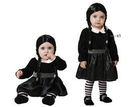 Disfraz Fantasma Negro Vestido Bebé Niña