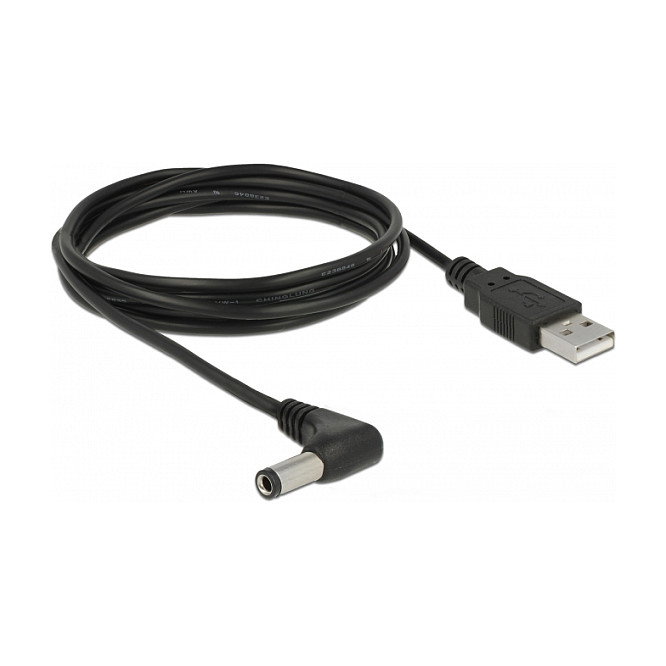 DeLOCK 85588 Cable de alimentación USB A a DC 5,5 x 2,5 mm 90° 1,5 m DeLOCK 85588 Cable de alimentación USB A a DC 5,5 x 2,5 mm 90° 1,5 m