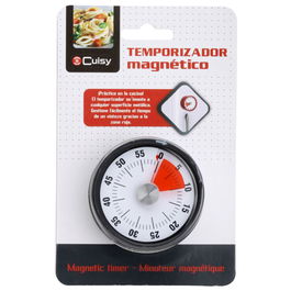 Cuisy Temporizador Magnético para Cocina con Imán, Ajustable hasta 60 Minutos