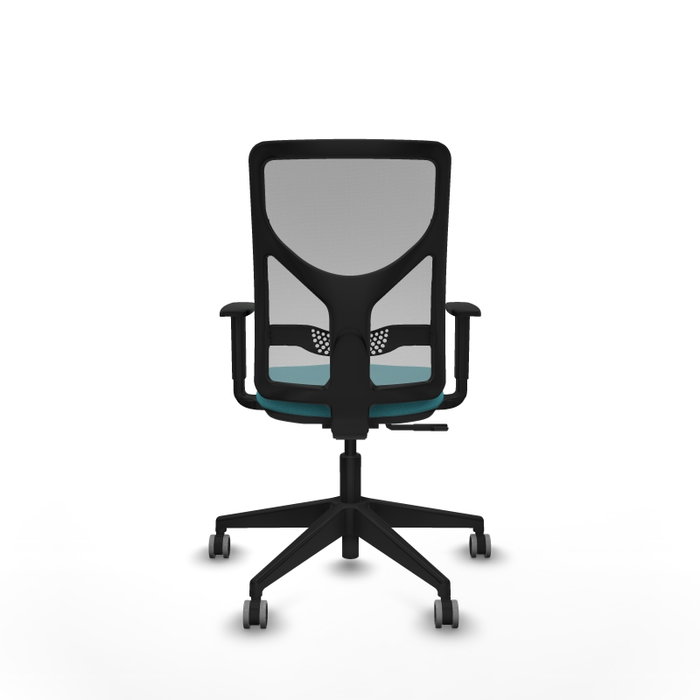 PIQUERAS Y CRESPO Silla de oficina Motilla con mecanismo Sincro, Turquesa y Gris PIQUERAS Y CRESPO Silla de oficina Motilla con mecanismo Sincro, Turquesa y Gris