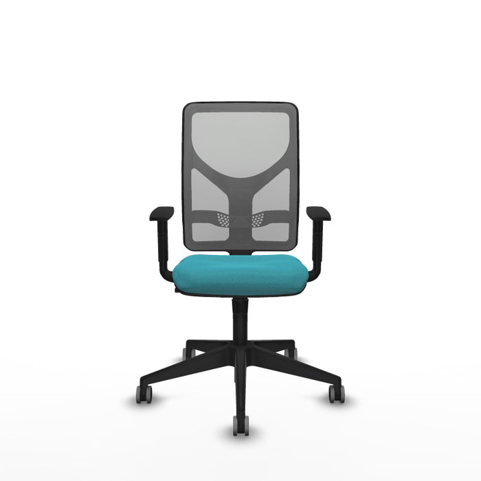 PIQUERAS Y CRESPO Silla de oficina Motilla con mecanismo Sincro, Turquesa y Gris PIQUERAS Y CRESPO Silla de oficina Motilla con mecanismo Sincro, Turquesa y Gris