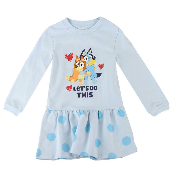 Cerdá Vestido French Terry Bluey Light Blue 3 Años