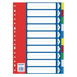Dohe Separadores Polipropileno 10 Posiciones 5 Colores Folio 227x315 Referencia 90453