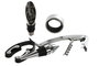 DKD Home Decor VINO SET 6 ABS INOX Negro