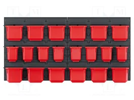 KISTENBERG Panel para herramientas 400x165x400mm con cajas TITAN BOX