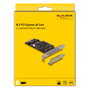 DeLOCK 89837 Tarjeta PCI Express x8 a 2 x NVMe M.2 Key M con Bifurcación