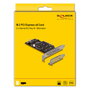 DeLOCK Tarjeta Expansión PCIe x8 a 2 x NVMe M.2 Interno - Bifurcación, Factor de Forma Low Profile, PCIe 4.0, Compatible Windows 10/11