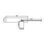 DeLOCK 88982 Antena LTE para montaje interno PCB con conector MHF® I