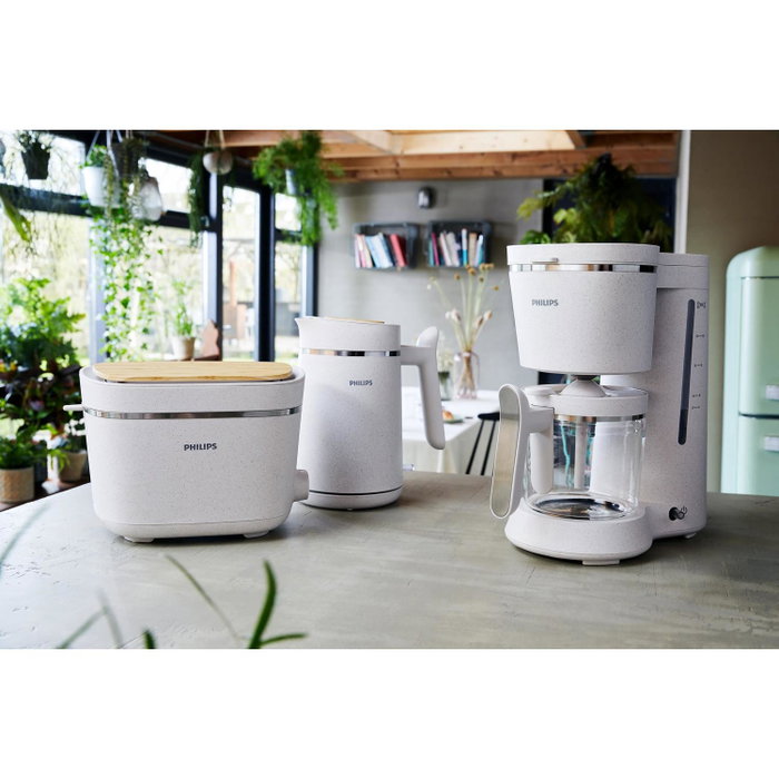 Philips Cafetera de filtro Series 5000 Eco Edition HD5120/00 Blanco mate Philips Cafetera de filtro Series 5000 Eco Edition HD5120/00 Blanco mate