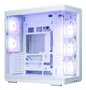 Zalman P60 WHITE Carcasa de Ordenador Midi Tower Blanco ATX, Mini-ITX