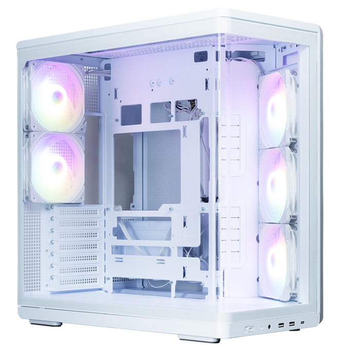 Zalman P60 WHITE Carcasa de Ordenador Midi Tower Blanco ATX, Mini-ITX