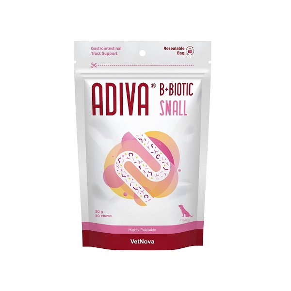 Vetnova ADIVA B+BIOTIC SMALL 30 Chews Vetnova ADIVA B+BIOTIC SMALL 30 Chews