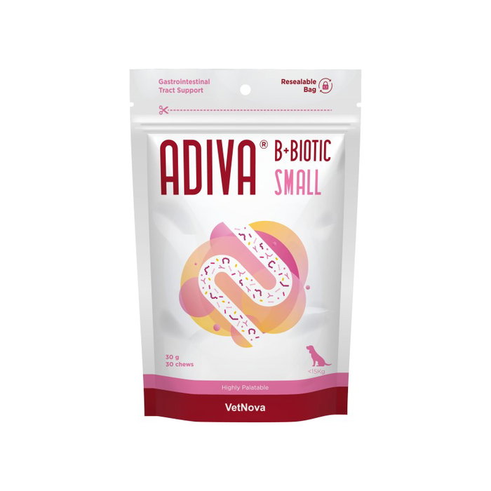 Vetnova ADIVA B+BIOTIC SMALL 30 Chews Vetnova ADIVA B+BIOTIC SMALL 30 Chews