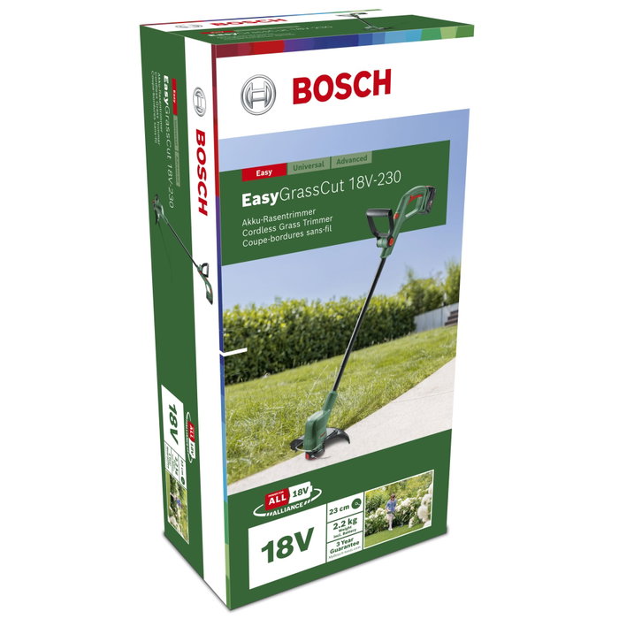 Bosch EasyGrassCut 18V-230 con batería y cargador