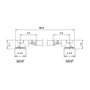 DeLOCK Cable coaxial 89607 mHF (I-PEX) a mHF (I-PEX) 0,5 m