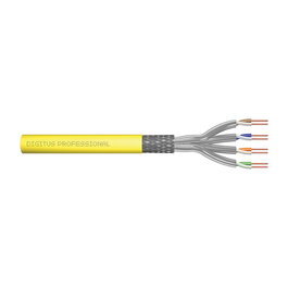 Digitus DK-1745-A-VH-5 Cable de Red Cat.7A S/FTP, 500 Metros, Amarillo, Conductor Sólido de Cobre, Blindaje S-STP, CPR B2ca