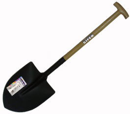 SIFER Pala de Punta Nº3 con Mango de Madera de 1.02 m